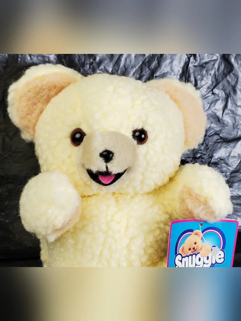 Lever Brothers VTG 1997 Promo Snuggle Fabric Softener Plush Bear w/ Tag - NOS